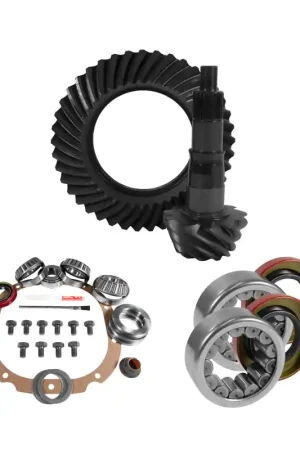 Best Choice Yukon 8.8in Ford 3.55 Rear Ring & Pinion Install Kit 2.99in OD Axle Bearings and Seals