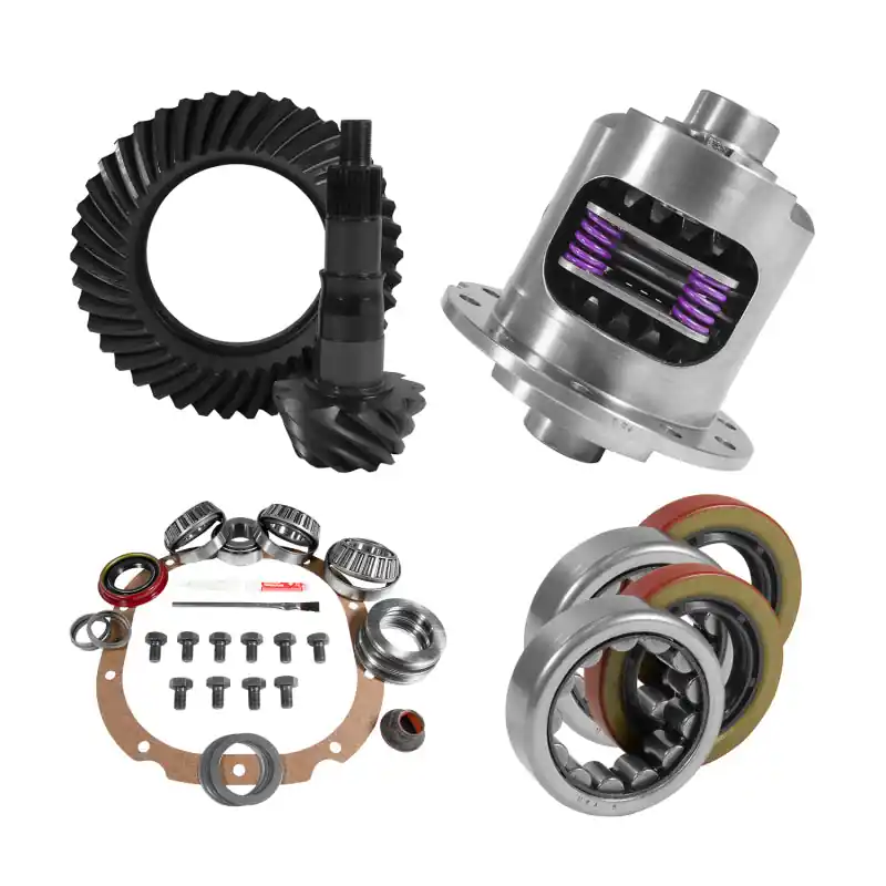 Warranty Included Yukon 8.8in Ford 4.11 Rear Ring & Pinion Install Kit 2.25in OD Axle Bearings and Seals