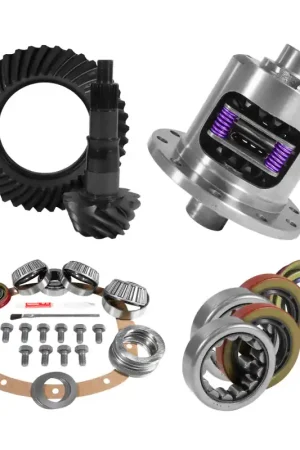 Yukon 7.5in/7.625in GM 3.73 Rear Ring & Pinion Install Kit 28 Spline Positraction Axle Bearings Budget