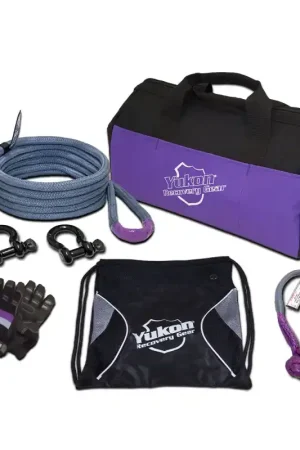 Free Delivery Yukon Recovery Gear Kit w/ 3/4in. Kinetic Rope Tow Strap