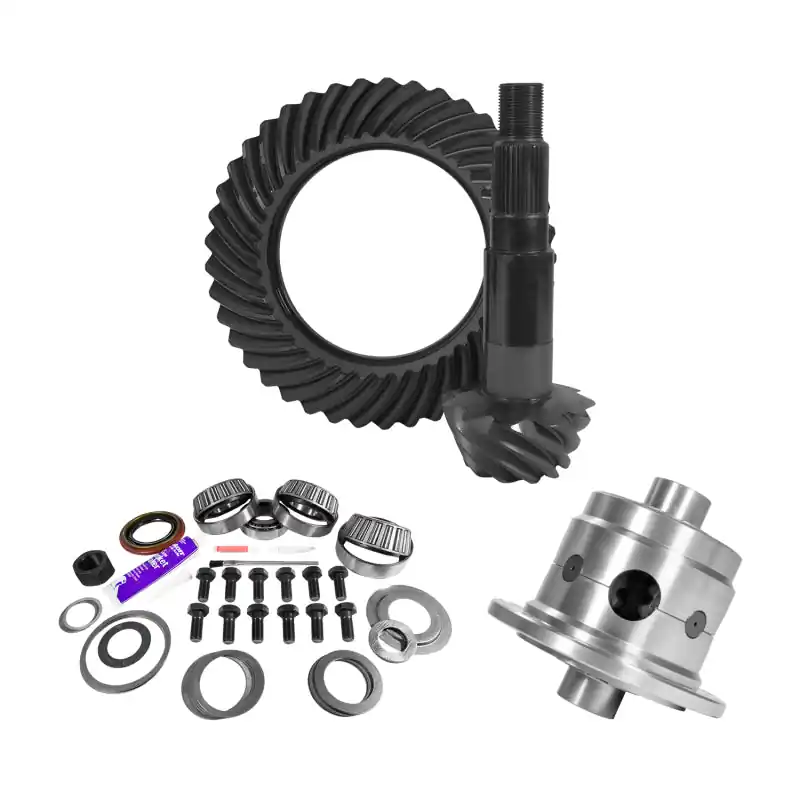 Shop Now Yukon 11.25in Dana 80 3.73 Rear Ring & Pinion Install Kit 35 Spline Positraction 4.125in BRG
