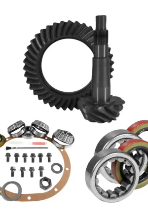 Authentic Yukon 8.25in CHY 4.88 Rear Ring & Pinion Install Kit 1.618in ID Axle Bearings and Seals