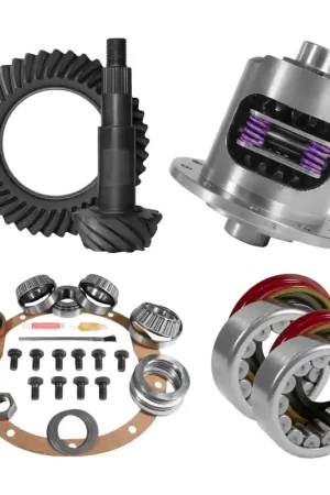 Yukon 8.5in GM 4.11 Rear Ring & Pinion Install Kit 30 Spline Positraction Axle Bearings and Seals Markdown