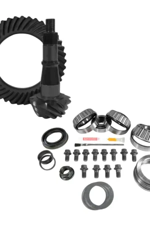 Sale Yukon 9.5in GM 4.56 Rear Ring & Pinion Install Kit Axle Bearings and Seals