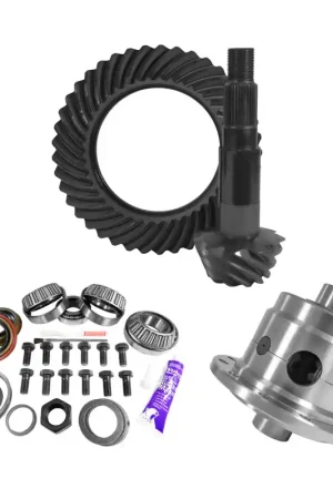 High Quality Yukon 11.25in Dana 80 Thin 3.73 Rear Ring & Pinion Install Kit 35 Spline Positraction 4.375in