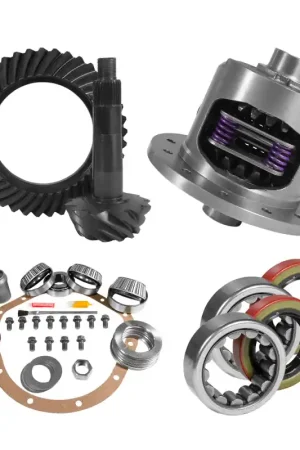 Yukon 8.875in GM 12T 3.08 Rear Ring & Pinion Install Kit 30 Spline Positraction Axle Bearings New Release
