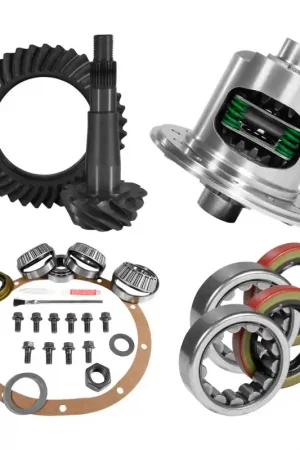 Yukon 8.25in CHY 4.88 Rear Ring & Pinion Install Kit Positraction 1.618in ID Axle Bearings High Quality