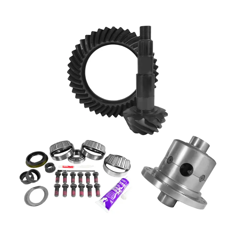 Yukon 11.5in AAM 3.73 Rear Ring & Pinion Install Kit Positraction 4.375in OD Pinion Bearing Best Price
