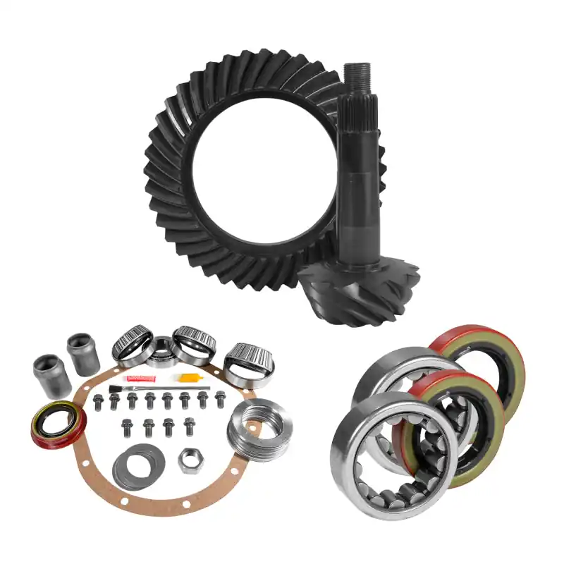 Yukon 8.875in GM 12T 3.42 Rear Ring & Pinion Install Kit Axle Bearings and Seals Free Delivery