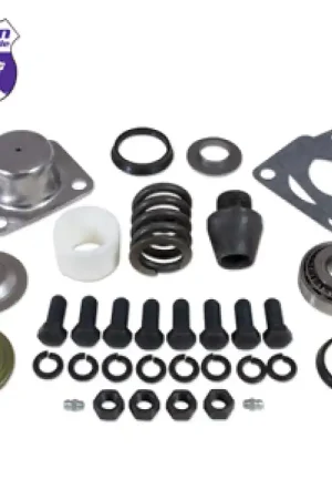 Worldwide Shipping Yukon Gear Rplcmnt King-Pin Kit For Dana 60(1) Side (Pin/Bushing /Seals /Bearings /Spring /Cap)