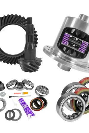 Yukon 9.75in Ford 3.73 Rear Ring & Pinion Install Kit 34 Spline Positraction Axle Bearings Handmade