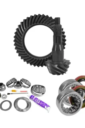 Express Delivery Yukon 9.75in Ford 3.73 Rear Ring & Pinion Install Kit Axle Bearings and Seal