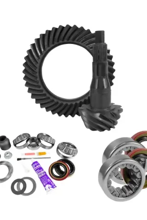 Flash Sale Yukon 9.75in Ford 3.73 Rear Ring & Pinion Install Kit 2.99in OD Axle Bearings and Seals