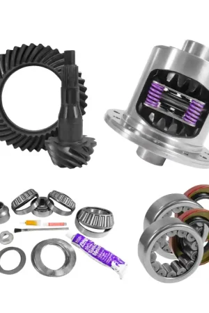 Yukon 9.75in Ford 3.55 Rear Ring & Pinion Install Kit 34 Spline Positraction Axle Bearings Original
