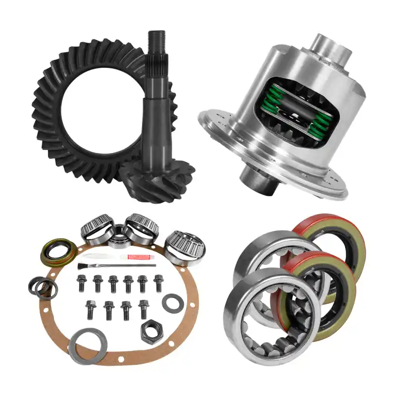 Yukon 8.25in CHY 3.55 Rear Ring & Pinion Install Kit Positraction 1.618in ID Axle Bearings Shop Now