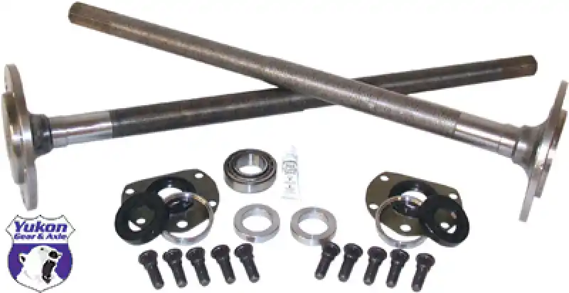 New Arrival Yukon Gear One Piece Axles For 76-79 Model 20 CJ7 Quadratrack w/ Bearings and 29 Splines / Kit