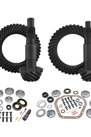 Place Order Yukon Gear & Install Kit Package for 99-16 Ford F350 Dana 60 Reverse Front/Dana 80 Rear 4.30 Ratio