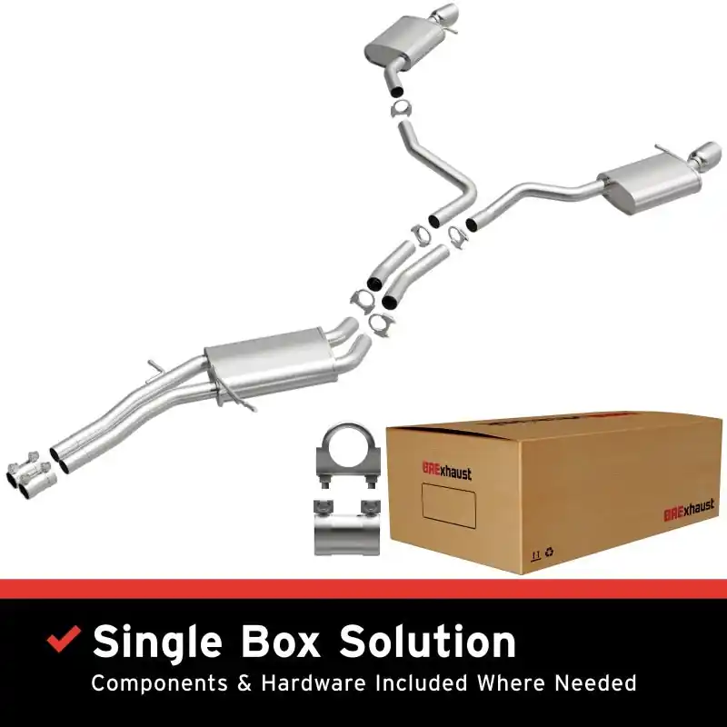 BRExhaust 12-15 Audi A6 Quattro A7 Quattro 3L Exhaust Kit Instant Buy
