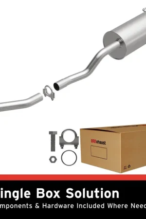 Fast Shipping BRE Exhaust 90-93 Accord 2.2L Muffler Kit