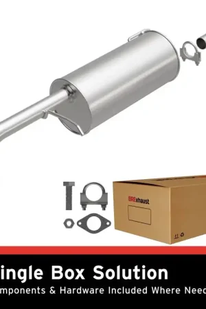 Crafted BRE Exhaust 06-11 Accent Rio 1.6L Muffler Kit