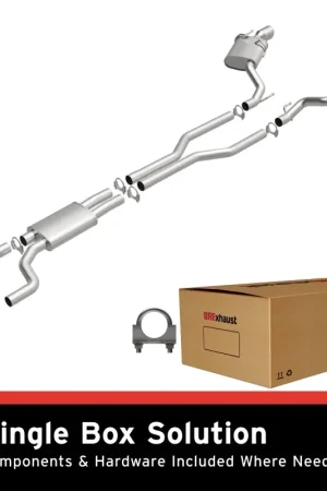 Hassle-Free Returns BRExhaust 10-13 Chevrolet Camaro 6.2L Direct-Fit Replacement Exhaust System