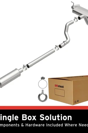 BRExhaust 18-24 Jeep Wrangler 3.6L Direct-Fit Replacement Exhaust System Seasonal Sale