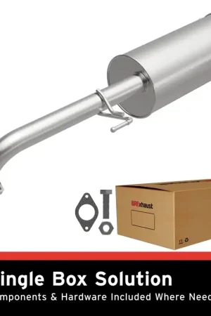 BRExhaust 10-13 KIA FORTE KOUP Muffler Kit Money Back Guarantee