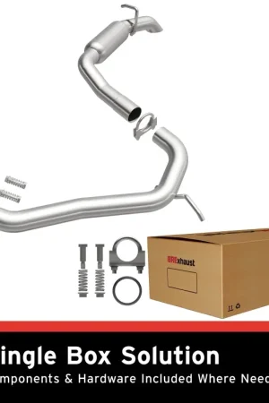 BRExhaust 06-12 Toyota RAV4 Muffler Kit High Quality