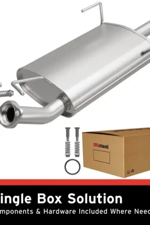 BRExhaust 02-06 Nissan Sentra 2.5L Muffler Kit Free Shipping