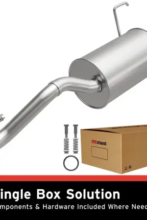 Hot Deal BRExhaust 93-95 Honda Civic Del Sol 1.5L Muffler Kit