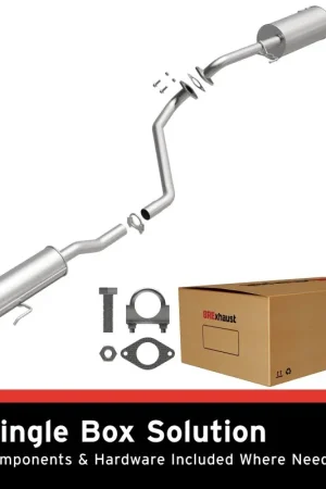 Professional Grade BRExhaust 10-13 KIA FORTE KOUP FORTE Exhaust Kit