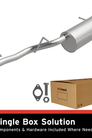 New Arrival BRE Exhaust 02-05 Forester 2.5L Muffler Kit