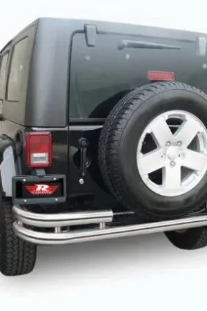 Jeep Wrangler Rampage Rear Double Tube Bumper - 88648 Secure Checkout