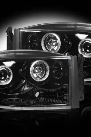 Dodge Ram Recon Projector Headlights - 264199BK Premium