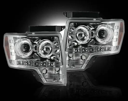 Free Returns Ford F150 Recon Projector Headlights - 264190CL