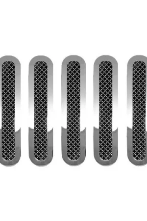 Jeep Wrangler Restyling Ideas Knitted Mesh Grille - 72-SM-JEWRA07-T Big Sale