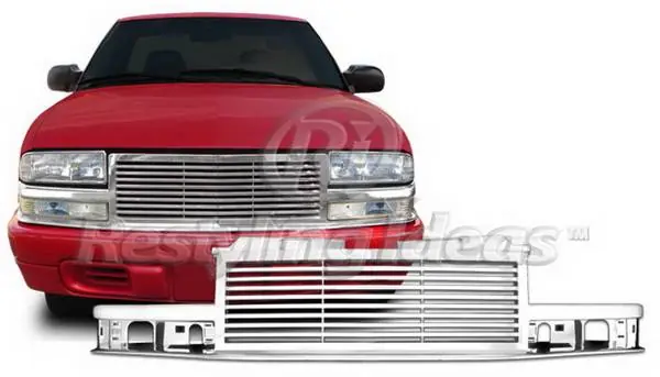 Chevrolet S10 Restyling Ideas Performance Grille - 72-GC-S1098BL Handmade