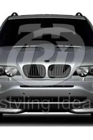 Free Delivery BMW X5 Restyling Ideas Performance Grille - 72-GB-X5E5300-BB