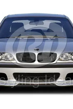 BMW 3 Series 4DR Restyling Ideas Performance Grille - 72-GB-3SE46024-BB Authentic