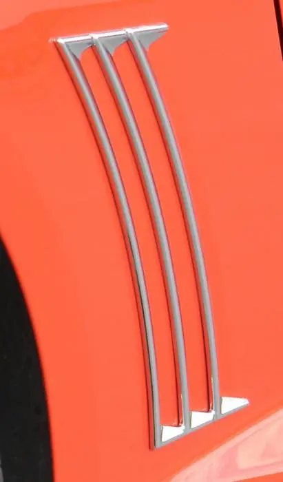 Viral Chevrolet Camaro Retro USA Quarter Molding Set - Chrome - CA1QM-A-C