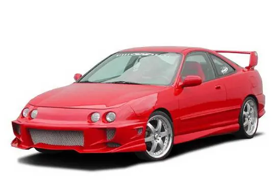 Acura Integra 4DR Wings West Aggressor II Complete Body Kit - 4PC - 890493 Best Choice