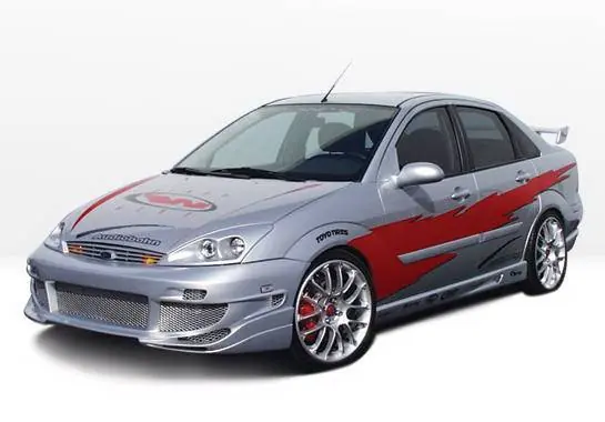 Special Offer Ford Focus 4DR Wings West Avenger Complete Body Kit with W-Type Sides & Rear - 4PC - 890555