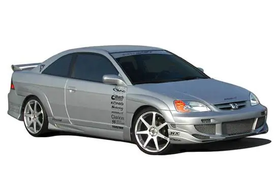 Honda Civic 2DR VIS Racing Avenger Body Kit - 4PC - With 7PC Extreme Fender Flare - 890728 In Demand