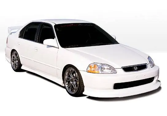Special Offer Honda Civic 4DR VIS Racing Racing Series Body Kit with Touring Style Front Lip - Polyurethane - 4PC - 890182
