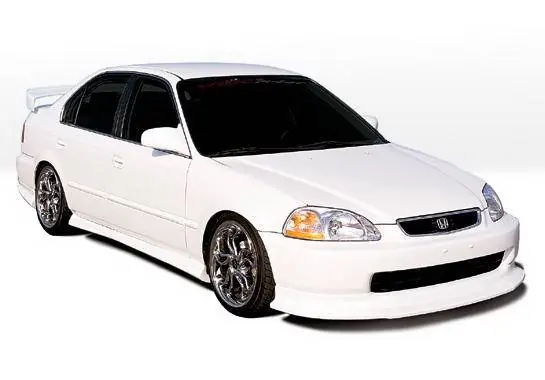 Honda Civic 4DR Wings West Racing Series Body Kit with Touring Style Air Dam - 4PC - 890182 Buy Today
