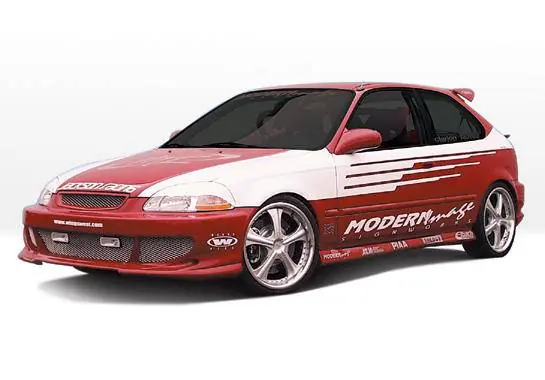 Trusted Brand Honda Civic HB VIS Racing Bigmouth Complete Body Kit - 4PC - 890319