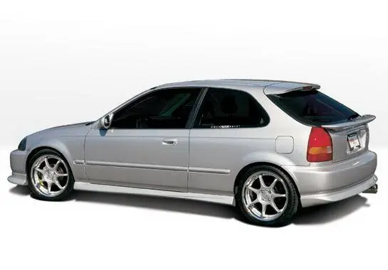 Seasonal Sale Honda Civic HB Wings West Racing Series Complete Body Kit - 4PC - 890217