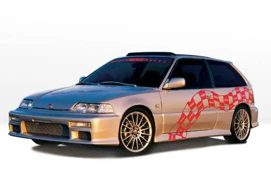 Handmade Honda Civic HB VIS Racing Racing Series Complete Body Kit - 6PC - 890181