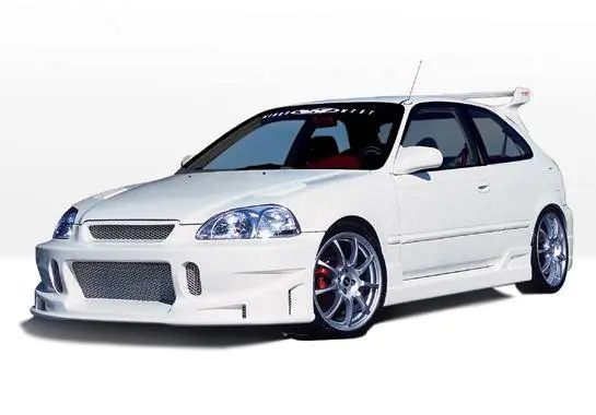 Honda Civic HB VIS Racing Tuner Type I Complete Body Kit - 4PC - 890503 Bulk Order