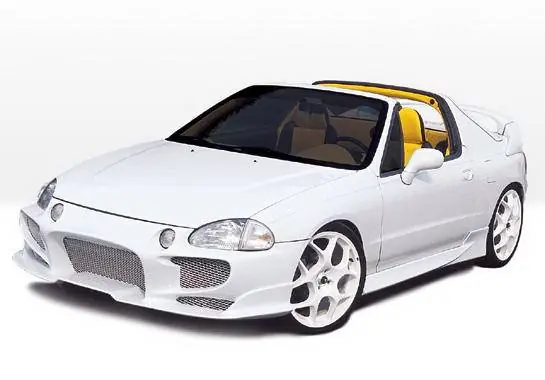 Honda Del Sol Wings West Racing Series Complete Body Kit - 4PC - 890574 Free Shipping